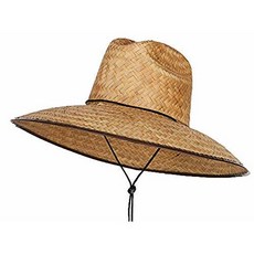 Mens Crushed Safari Straw Sun Hat Life Guard Hat Gardening Ou/1422721
