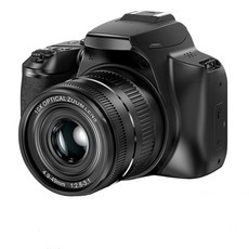 사진 촬영용 광학 줌 DSLR 카메라 HD 디지털 캠코더 유튜브 라이브 스트림 웹캠 비디오 브이로그 SLR 4K 64MP 10X, 2) Black - With 32G Card