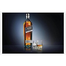 Food & Beverage Decor Sign의 Johnnie Walker Whiskey Blue Label 주석 사인 금속 포스터 플레이트 (8