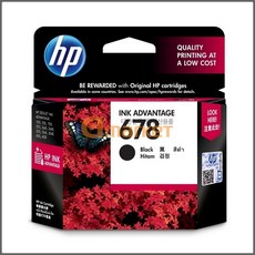 193 춘이상점 / HP 정품잉크 No.678 CZ107AA 검정 DJ1015 480매 DJ1015 정품잉크, 단일 수량, 단일 색상