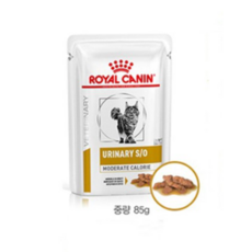 로얄캐닌 CAT URINARY 모더레이트 파우치85g+12 고양이 사료, 85g, 12개, 닭