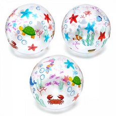 투명비치볼스티커