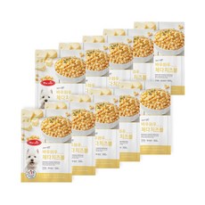 바우와우 체다치즈볼 강아지 영양간식 100g, 본상품선택, 10개