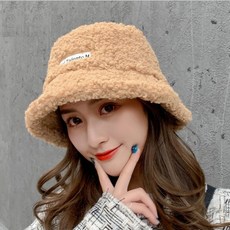 코디에듀 겨울 울 벙거지모자 뽀글이양털모자 여성 소형 남녀공용귀달이 모자