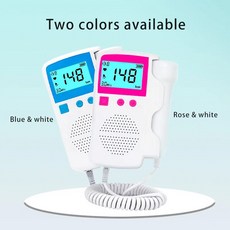태아심음측정기 태아도플러 LCD 디지털 디스플레이 심박수 모니터 가정 임신 소리 감지기 없음 30MHz, 1개