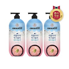 [LG생활건강] 온더바디 오가니스트 히말라야 핑크솔트 바디워시 민트향 900ml x 3개, 상세 설명 참조, 상세 설명 참조