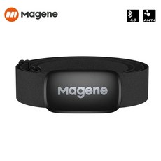 전기자전거 Magene Mover H64 심박수 센서 듀얼 모드 ANT 블루투스 가슴 스트랩 포함 사이클링 컴퓨터 와후 가민 스포츠 모니터, 1.H64 HR Monitor, 1개