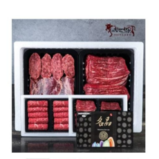 [명절선물세트] 힘찬한우 마장동 직송 1++ 최상등급 한우 선물세트, 정육2호 선물세트(산적1kg), 1개