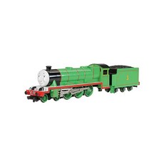바크 만 (Bachmann) HO 게이지 토마스 헨리 28-58745 철도 증기 기관차 그린 엔진, 1개