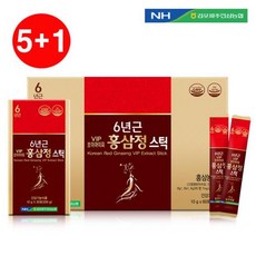 포파주인삼농협 6년근 VIP 홍삼정스틱 10g 60포 6개, 600g