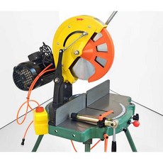 금속절단기 각도 조절 커팅기 탁상형 12인치 톱질, 1개, 12인치 (220V) -랙포함