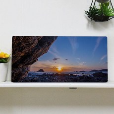[바보사랑]폼아크릴액자38CmX18Cm_석모도일출풍경