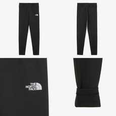 [매장정품] 노스페이스 키즈 운동복 레깅스 내복 바지 NF6KP 걸즈 데일리 웜 GS DAILY WARM LEGGINGS - 노스페이스내복