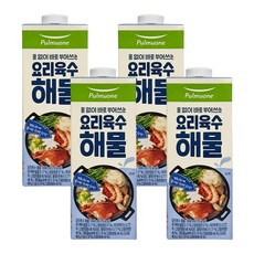 풀무원 요리육수 해물 1000ml 국물요리 간편육수, 4개, 1L