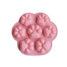 실리콘 아이스볼 얼음트레이발 인쇄 금형 개 고양이 동물 발 금형 캔디 초콜릿 젤리 푸딩