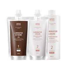 아모스 매직 파마약 루미네이터 익스트림 (EX), 1세트, 400ml