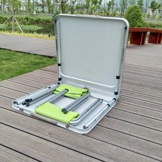 해외 차박 2인 4인용 캠핑테이블 야외 접이식 테이블과 의자 휴대용 알루미늄 합금 선전 부스 전시 테이블 캠핑 테이블 할인-19102, 02. O44- 고객에게 연락 할