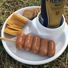 캠핑용 바베큐 접시 유아용식기, 1개