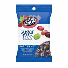 Jolly Rancher Sugar Free Hard Candy 졸리 랜처 슈가프리 하드 캔디 3.6oz(102g) 12팩, 1개, 102g