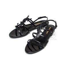 [생로랑] [SAINT LAURENT] 페이턴트 카산드라 오픈 샌들 552245-0NPV