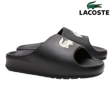 라코스테 LACOSTE 여성 슬리퍼 Serve Slide 2.0 7-45CFA0005454 블랙 에보 슬라이드