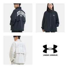 언더아머 UNDER ARMOUR 24 SS 1387995 블랙 베이지 2컬러 남성 바람막이 UA APAC 크링클 우븐 오버핏 자켓 683097