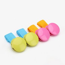 유모차 2p 클립 고정 담요이불 집게, 블루