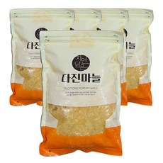 국내산 창녕마늘 냉장 다진마늘 간마늘 당일제조, 1kg, 5개