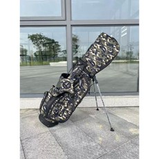 남여공용 스탠다드 경량 캐디백 GOLF 골프가방 장비 가방 표준 공 클럽 뚜껑 골프백세트, 밀리터리 카모 - 카모골프백