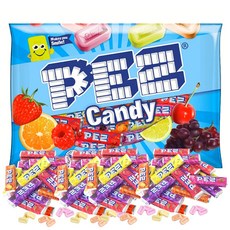 70 Count (Pack of 35) PEZ Candy Refill Rolls 11 oz Variety Bag (approx 35 Full Rolls in each bag), 1개