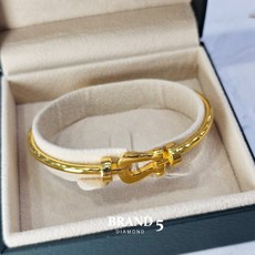 브랜드5 24k 순금 말발굽 팔찌 19g 말굽 순금팔찌5돈