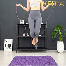 TKFIT 줄넘기매트 가정용 층간소음매트 감진 소리차단, 핑크
