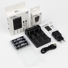 TG전자 고방전 18650 배터리 3000mAh 3알+고속 3구 충전기 TG-E1830 3PS, 1개, 1개입