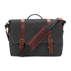 ONA ONA - The Brixton - Camera Messenger Bag - Black Waxed Canvas (ONA, 상세내용참조