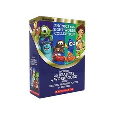 스콜라스틱 Disney Learning : Phonics and Sight Words Collection 20 Books(워크북 4권 추가포함), Scholastic