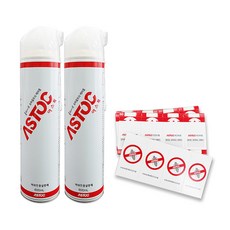 [ ASTOC ] 아스톡 에어로솔 바퀴벌레전용 부스터킬, 2개, 600ml