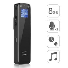 Vandlion v16 디지털 오디오 보이스 레코더 8g 16g 전문 딕 터폰 미니 mp3 플레이어 agc 소음 감소 클립 벨트 레코더|디지털 음성 녹음기|, 1개, 단일, 16GB