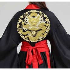 공구리 Gold Dragon 한복 수입 빈티지 빅와펜 패치 의류리폼 diy 자수패치