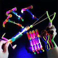 토이즈데이 LED 불빛 새총 낙하산 슈팅 플라이 바람개비, 30개 30개