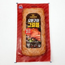 국내산돈육 오븐그릴햄 오븐구이 국내산 돼지고기 대림돈육햄 오븐구이햄 IN371 육즙가득 그릴햄 400g, 1개