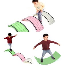 균형잡기 밸런스보드 장애물 다리건너기 운동회 삼촌선물 아이돌봄, 그린, 1개