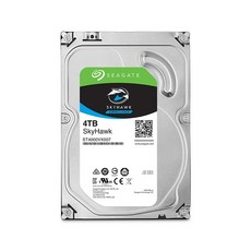 Seagate 씨게이트 (Seagate의) 4TB 64메가바이트 5900RPM SATA 하드 디스크 인터페이스는 이글 스카이 호크 시리즈 쿨 (ST4000VX007를) 씨게이트의 수준을 모니터링, 검정 - st4000vx007