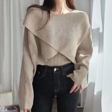 크롭가디건셋업