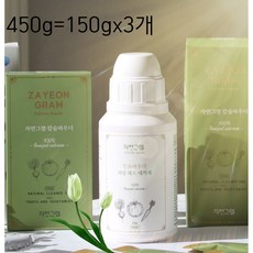자연그램 칼슘파우더 과일 세척제, 450g, 3개