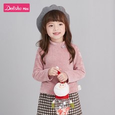 피 터 민 아이 원 탑 겨울 신상 키 즈 반 터 틀 넥 니 트 파우더 120 cm