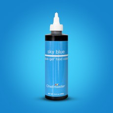 셰프마스터 스카이블루 식용색소 리쿠아젤 298g 업소용 쉐프마스터 마카롱 앙금케이크, 1개