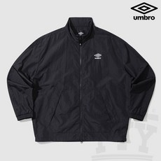 [엄브로] 자켓 KQF UO321CJK71-BLK 나일론메탈 스탠넥 집업 자켓 / BLK