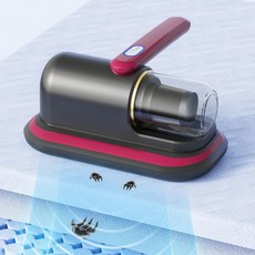 UV 무선 침구 살균 청소기 페브릭 자외선 멸균 진드기 빈대 먼지 제거, 레드