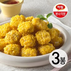 하림 아이로운닭가슴살팝콘치킨 300g 3봉, 1세트