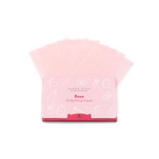 아이스파크 고급형 기름종이 오일 컨트롤 페이퍼 100P, 장미꽃, 1개, 100개입